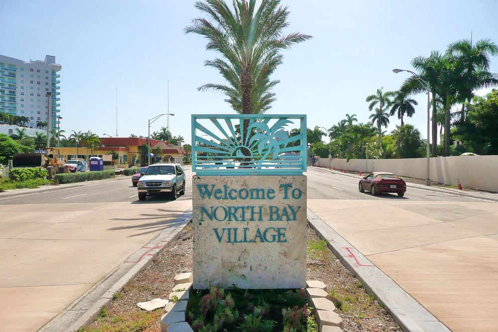 North Bay Village islands in Biscayne Bay